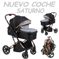 Nuevo Coche Moises Saturno Ebaby -Gris