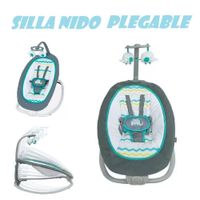 Silla Mecedora Nido Plegable Infanti -Celeste