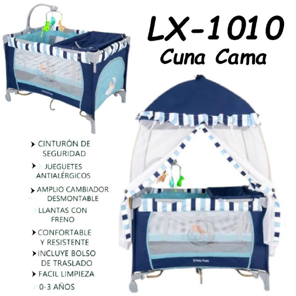 Nueva Cuna Casa Para Bebe Lx-1010-Azul