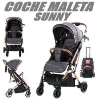 Nuevo Coche de Paseo Maleta Ebaby Sunny -Gris