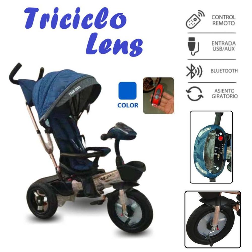 Tricico Guiador Bluetooth USB Lens -Azul