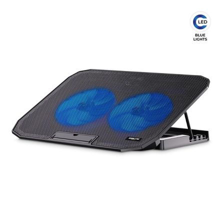 COOLER PARA LAPTOP 2 VENTILADORES - TWISTER AB 011 - AIRBOOM COOLER PARA LAPTOP 2 VENTILADORES - TWISTER AB 011 - AIRBOOM
