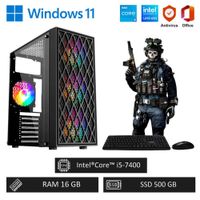 Computadora PC Gamer Intel Core i5 - 16GB RAM - 500GB SSD
