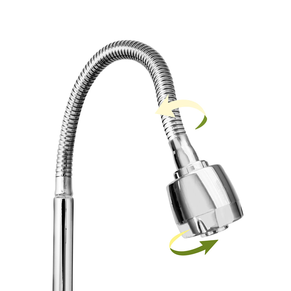 Llave de lavadero Ipanema para Flex Cromado Italgrif