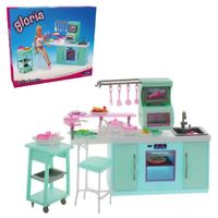 Nuevo Juguete set Cocina verde para Muñeca