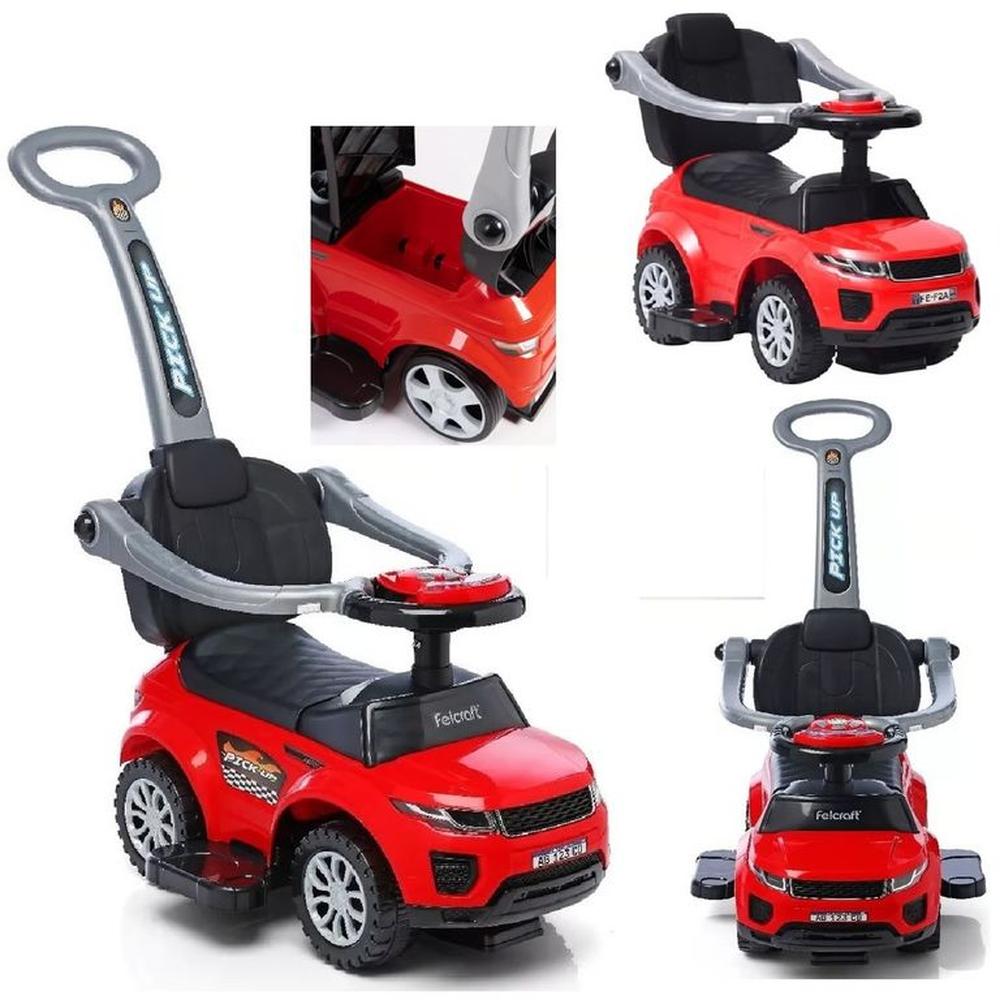 Bugui Correpasillos Empujador 3 en 1 - Rojo