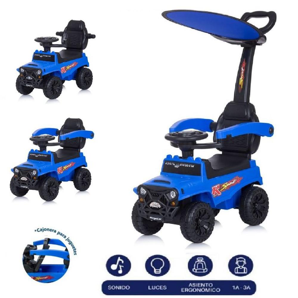 Bugui Fancy Musical Entrada Usb Timon con Luces - Azul