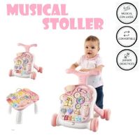 Caminador Convertible Musical Stoller 2en1-Rosado