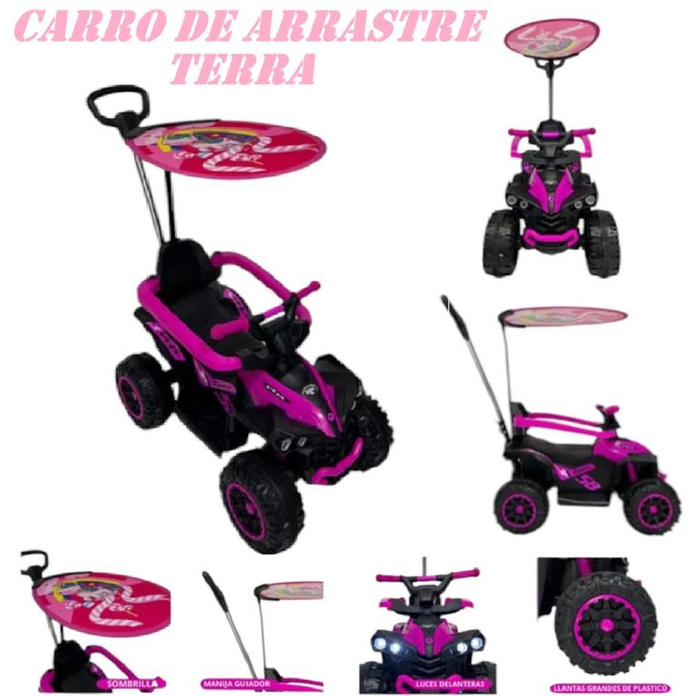 Nuevo Carrito de Arrastre Terra Bluetooth -Rosado