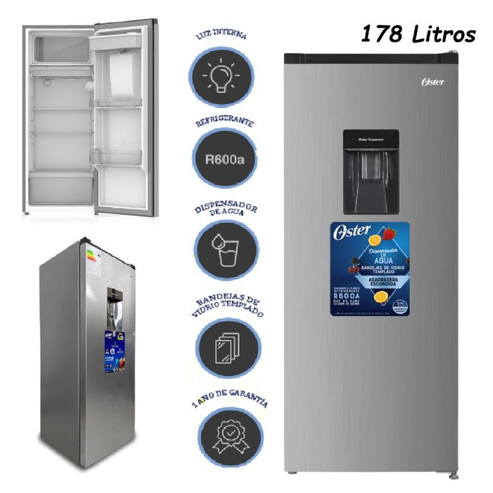 Nueva Refrigeradora FROST 178L Oster OS-PDF178SSD