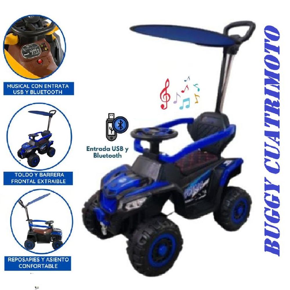 Nuevo Bugui Tractor Guiador UTV con USB -Azul