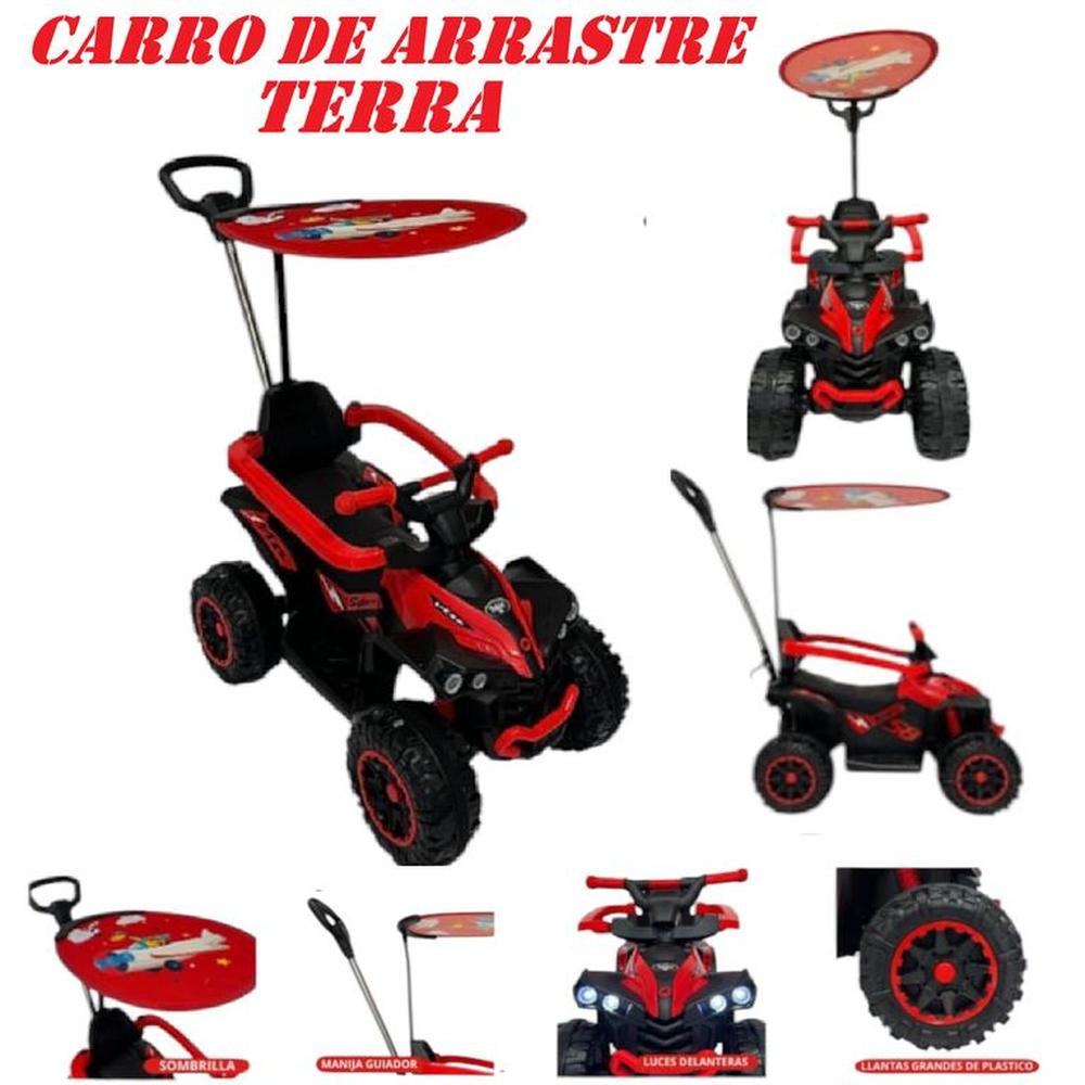 Nuevo Carrito de Arrastre Terra Bluetooth -Rojo