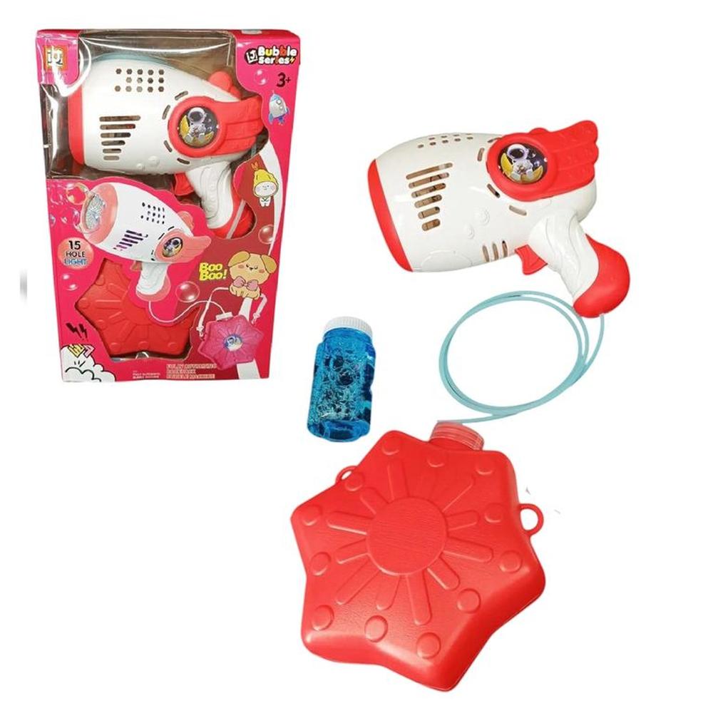 Nueva Pistola De Burbujas Burbble Gun -Rojo