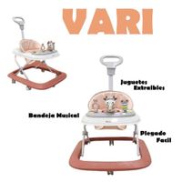 Andador Musical Para Bebe Didactico Vari-Rojo