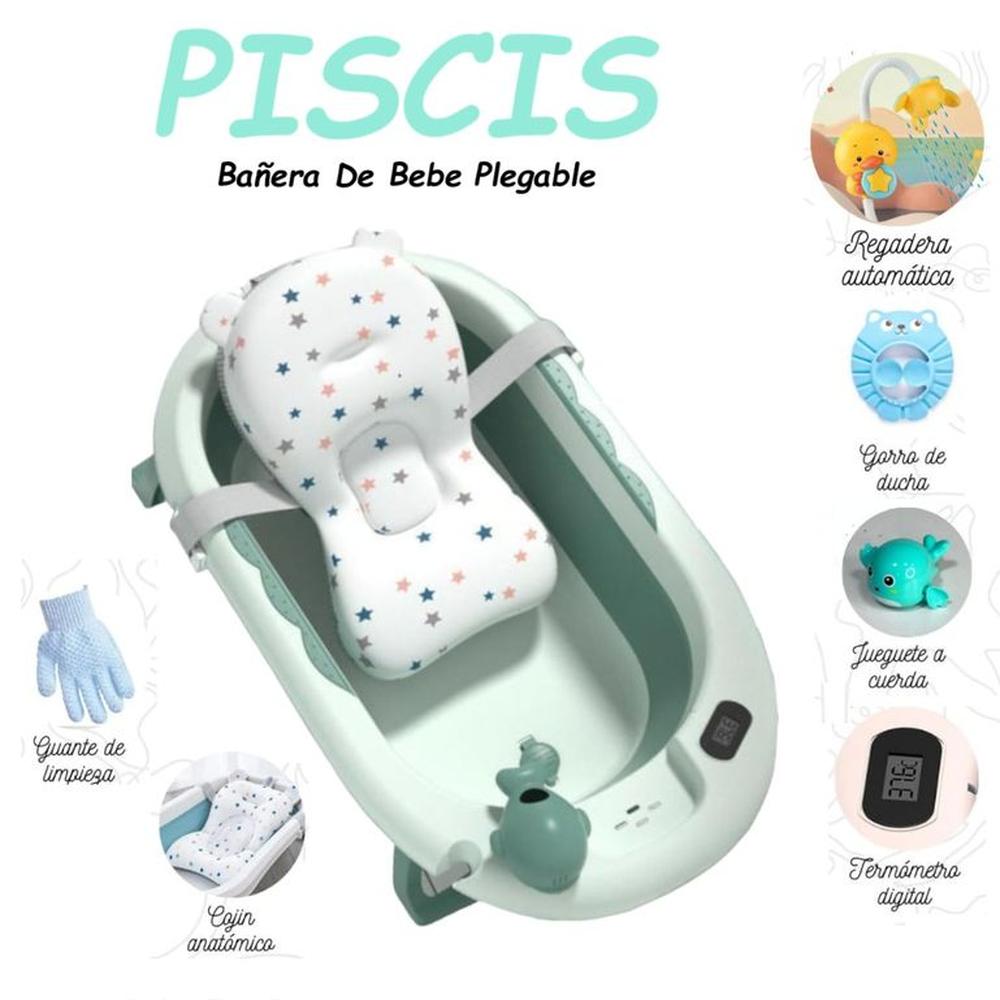 Bañera  Plegable Termometro Digital Piscis V
