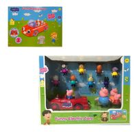 SET DE MUÑECOS PEPPA PIG Carro Rojo