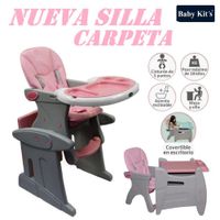 Silla carpeta Baby Kits convertible en Escritorio -Rosa