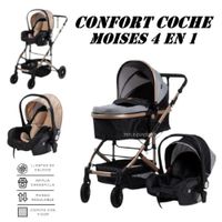 Coche Moises Comfort 4 en 1 con porta bebe Amortiguacion -NG