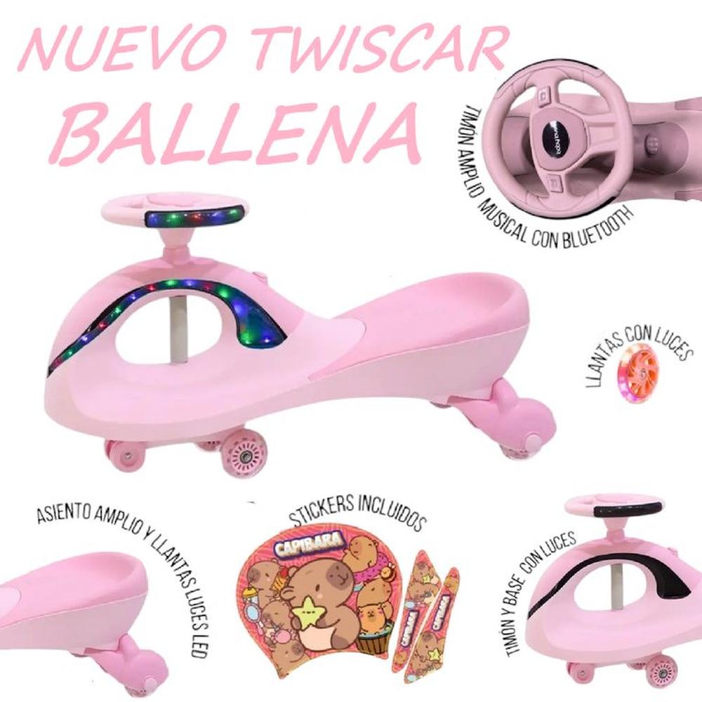 Nuevo Twiscar Musical y Luces Bluetooth Ballena -Capibara