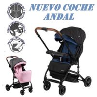 Nuevo Coche Mango Reversible Ebaby Andal -Azul