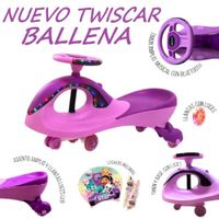 Nuevo Twiscar Musical y Luces Bluetooth Ballena -Gabby