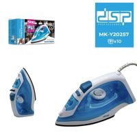 Plancha a Vapor Base Ceramica DSP 1400W -Azul