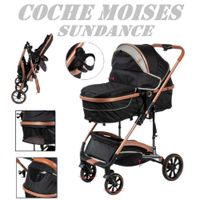 Nuevo Coche Moises Plegable Sundance -Gris