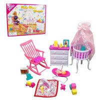 Nuevo Juego De Dormitorio Bebe Para Muñeca