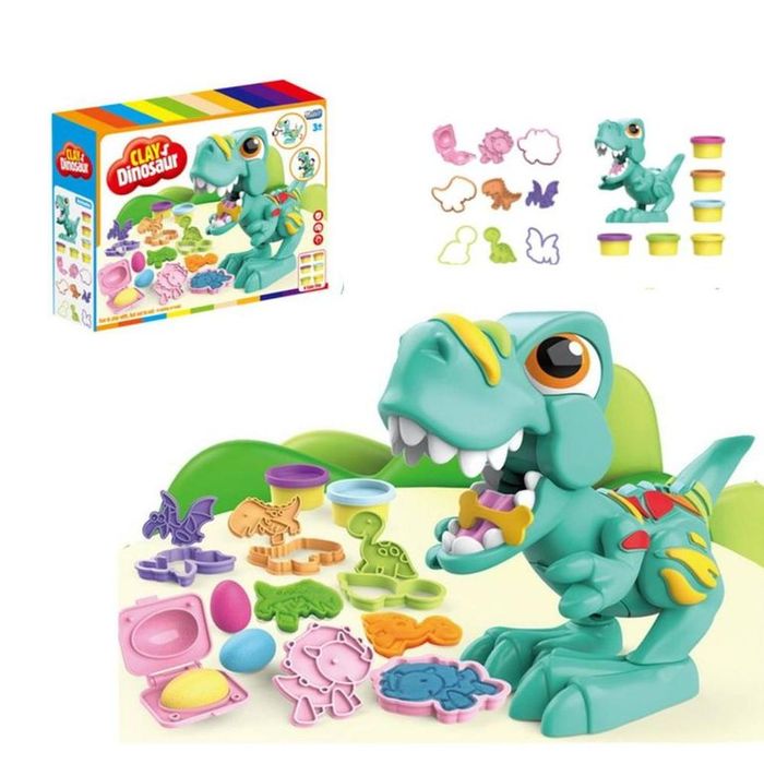 Juguete Set de Dinosaurio de Plastilina Moldeable