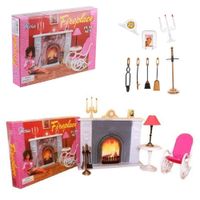 Juego De Muebles Chimenea Para Muñeca