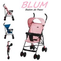 Coche Baston de Paseo Capota Retractil Blum Rosa