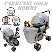 Coche de Paseo Bandeja Didactica Musical Gold Mommy - Gris
