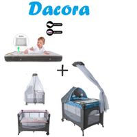 Cuna Corral Dacora-Colchon P -Azul