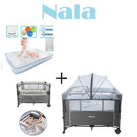 Cuna Corral Nala -Colchon C-Celeste