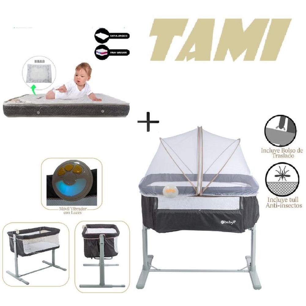 Ebaby Cuna Colecho Tami EB756-Colchon P-Beige