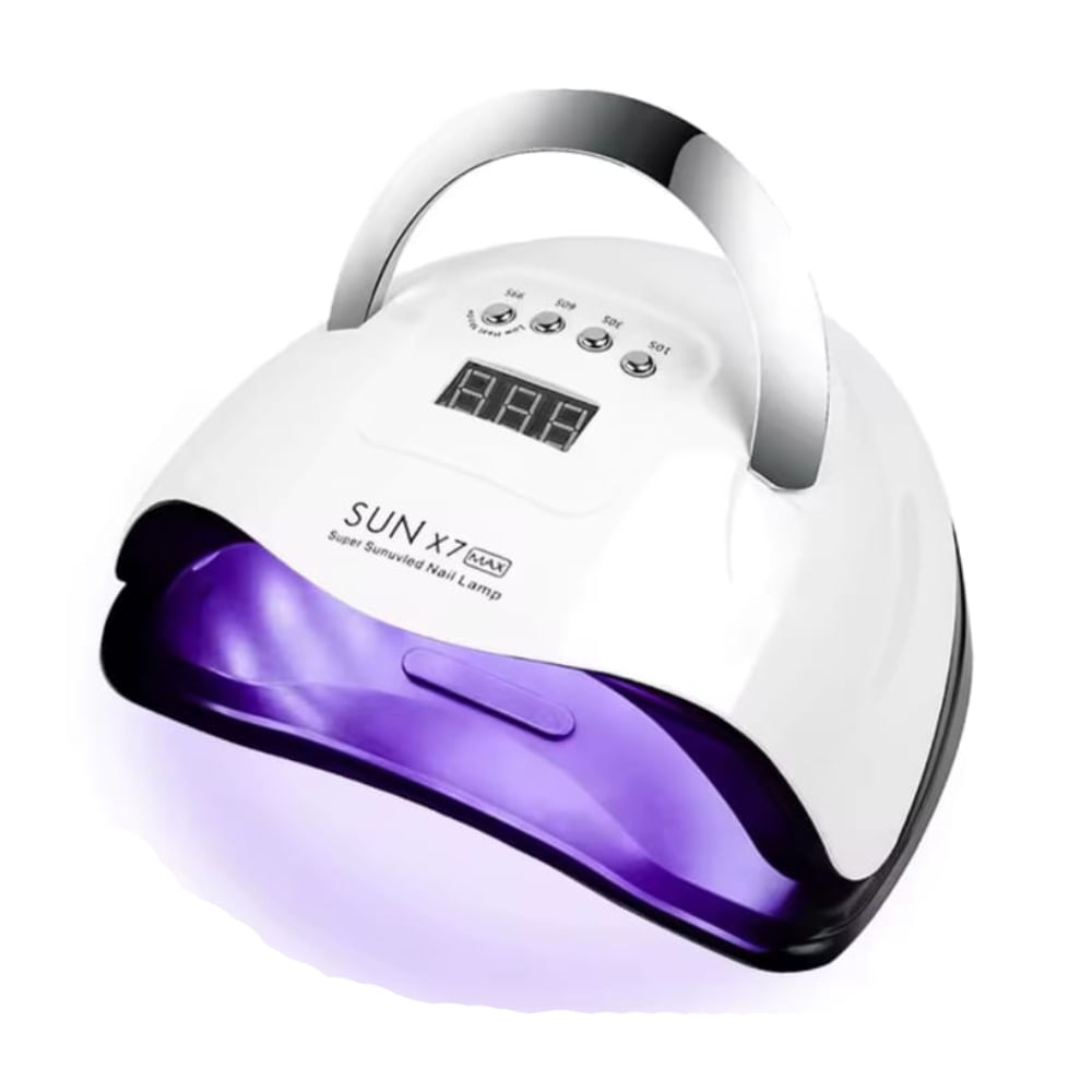 Lampara de Uñas UV Led Secadora 180W Sun X7 Max  Blanco