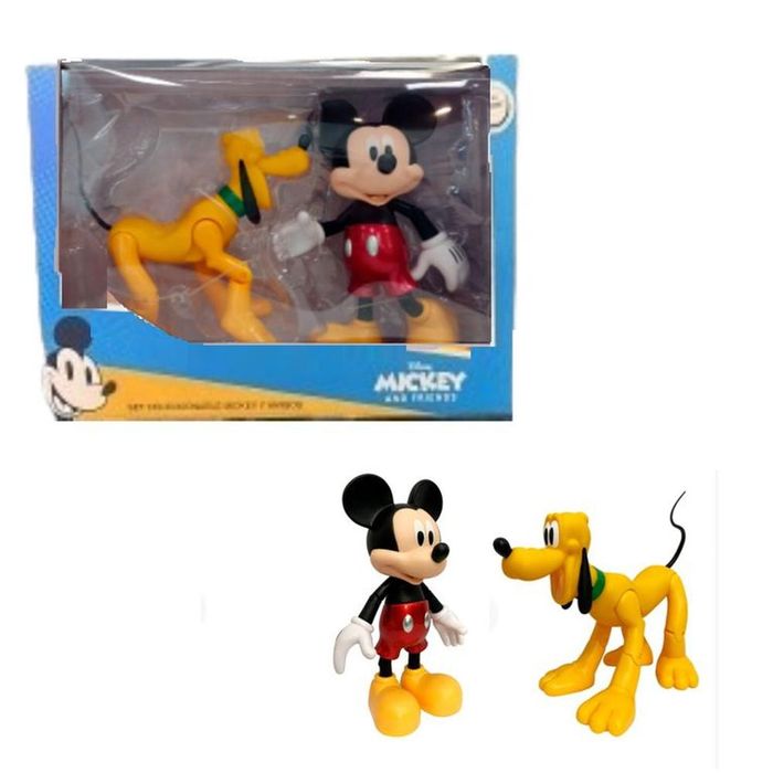 Figuras Articulables de Mickey y Pluto Promart