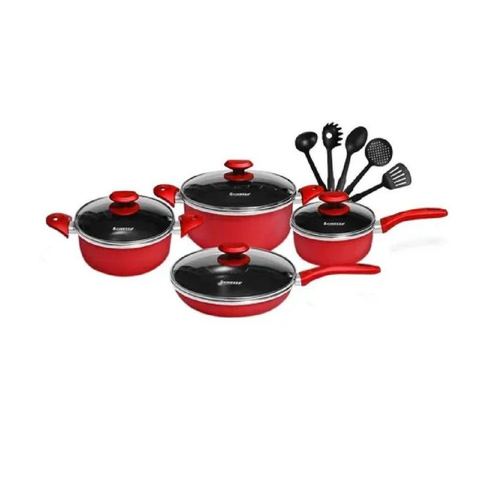 SET DE OLLAS ANTIADHERENTE 13PZA