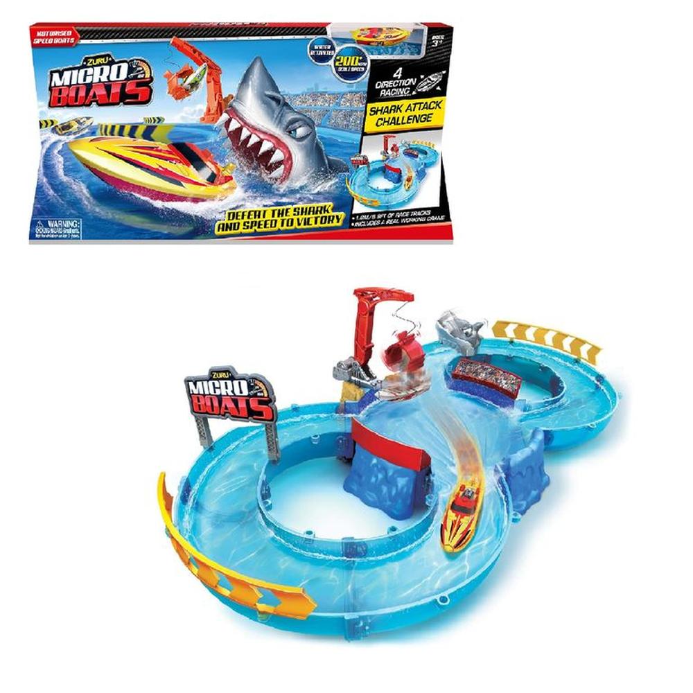 Set de Carrera Micro Boats Shark Attack Challenge