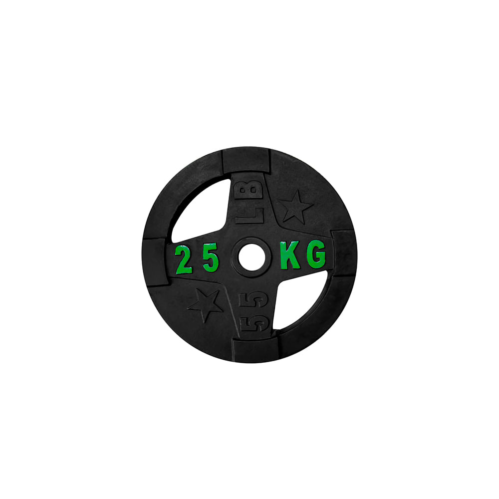 Discos olímpicos 25kg Fitness Extreme para Crossfit