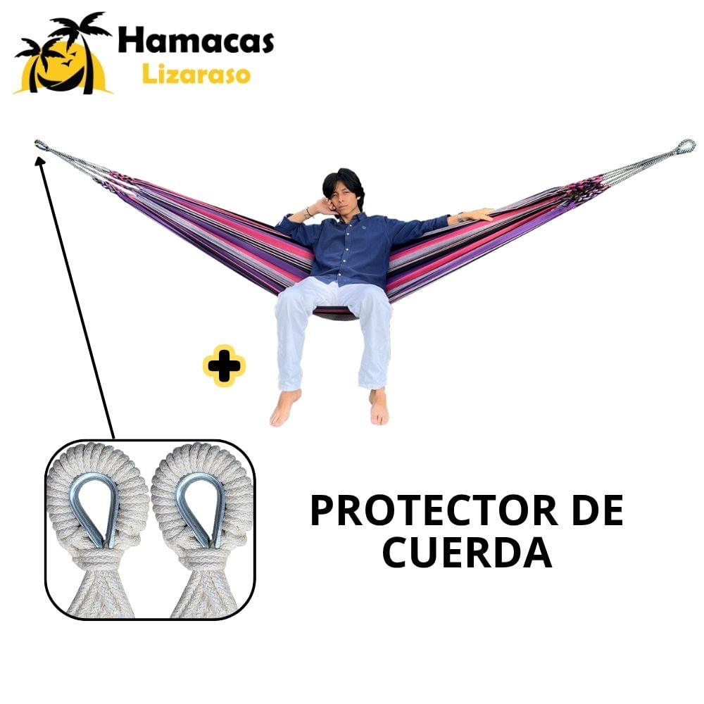 Hamacas Andina Color Rosado de Algodón - Hamacas Lizaraso