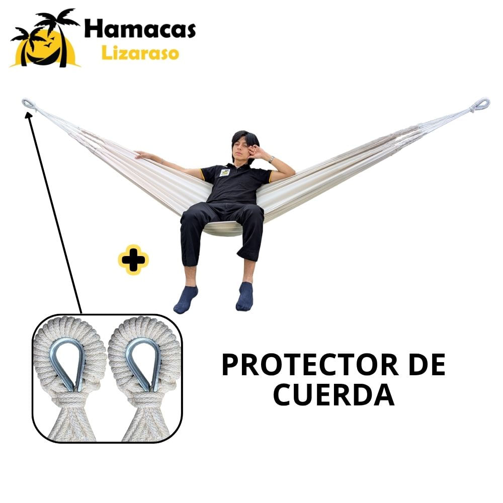 Hamacas Andina Color Crema de Algodón - Hamacas Lizaraso
