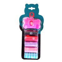Kit Dispensador y 6 Rollos Bolsas Desechables Para Heces De Mascotas