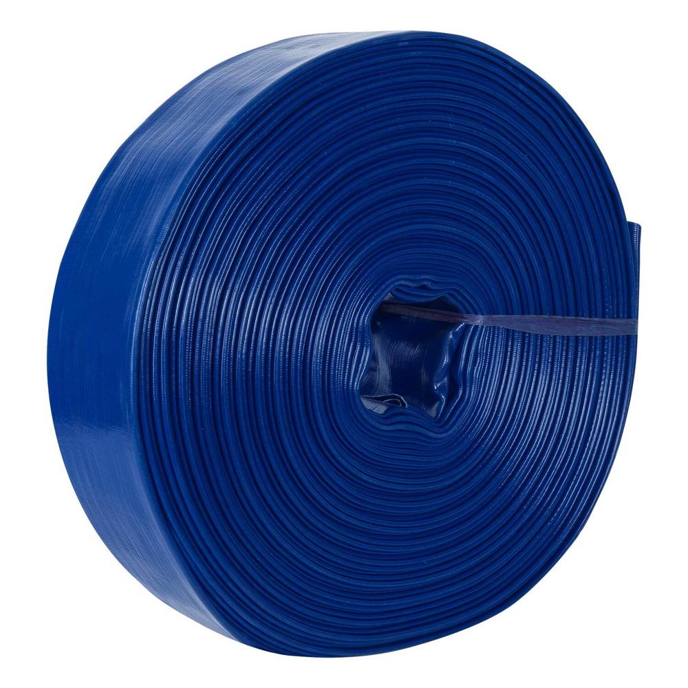 Rollo Manguera Plana 3" x 50m de Descarga para Motobomba Truper 100865