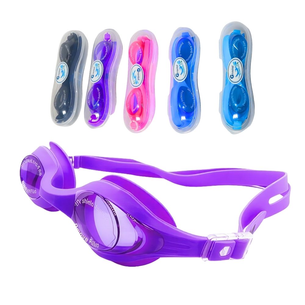 Lentes Para Natación Básico Para Niños Morado - GRAVITAL