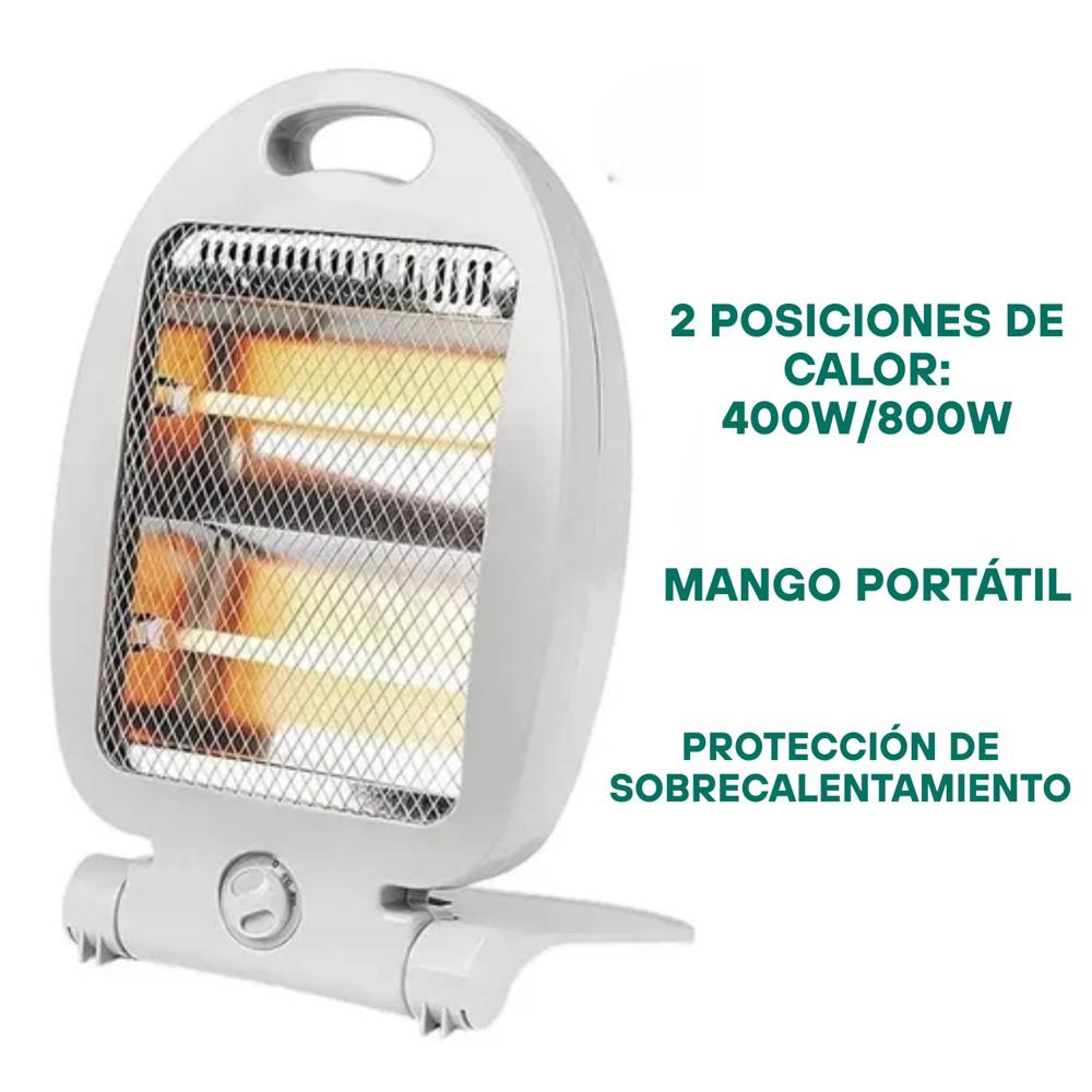 Estufa White House A Cuarzo 800W Blanco