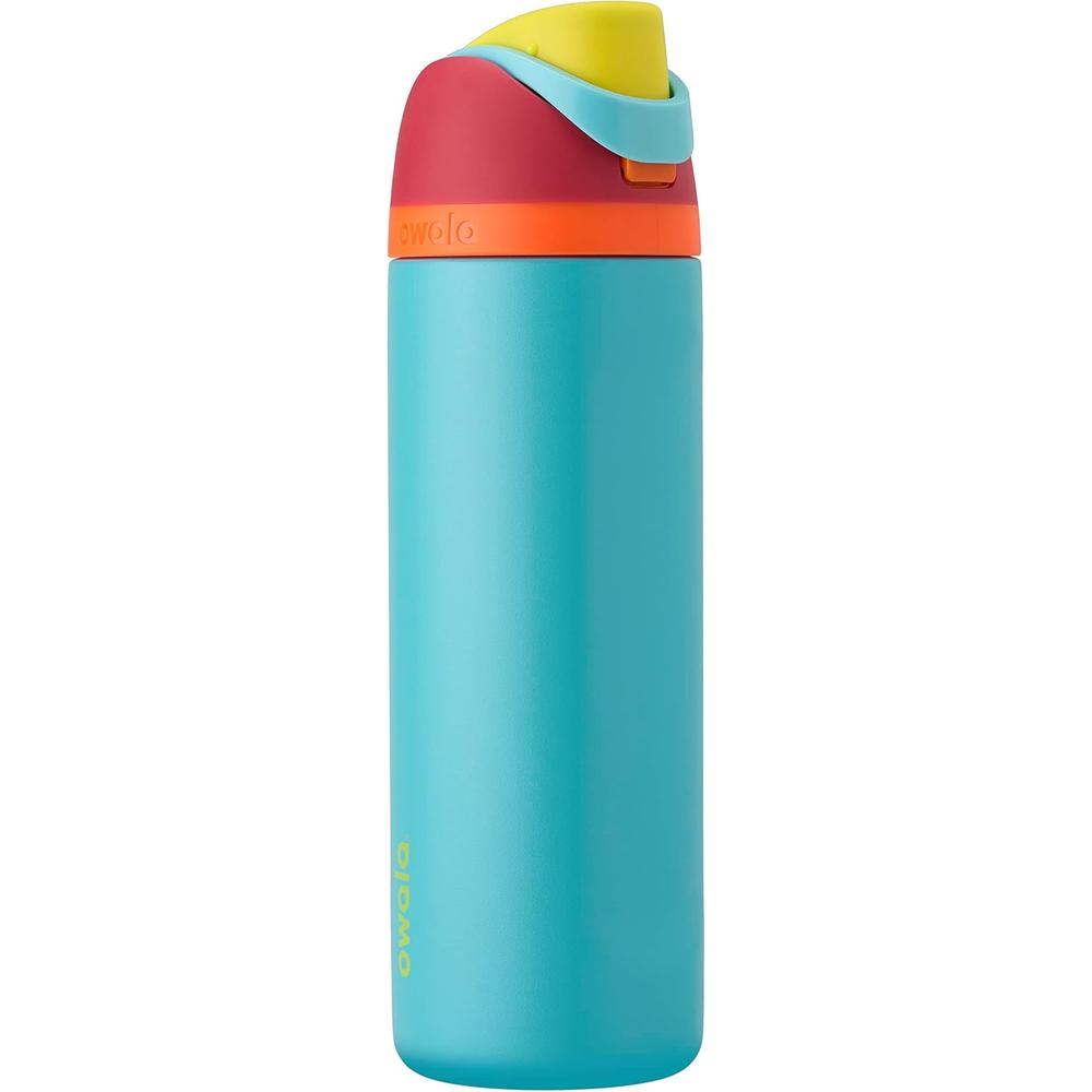 Owala Botella FreeSip térmica de acero inoxidable sin BPA | 24oz - Celeste