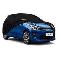 Cobertor Camioneta Kia Rio Hatchback Funda Negro Impermeable