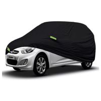 Funda Hyundai Accent Hatcback Cobertor Negro Impermeable