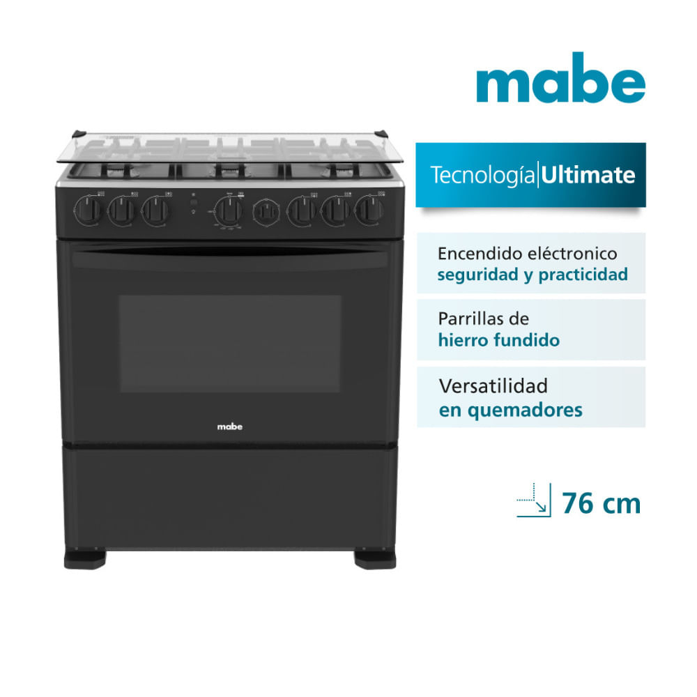 Cocina de piso Mabe Cmp3020Fn1 de 6 hornillas GLP